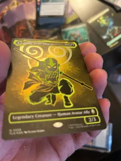 Aang, Swift Savior (Borderless) (Neon Ink Foil) Avatar: The Last Airbender Foil - Image 2