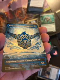Aang, Swift Savior (Borderless) (Neon Ink Foil) Avatar: The Last Airbender Foil - Image 3