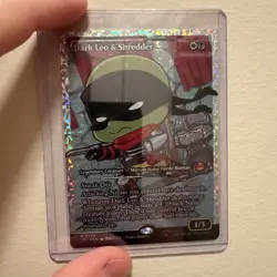 MTG Dark Leo & Shredder - Fracture Foil - Showcase, NM-Mint, English TMNT - Image 1