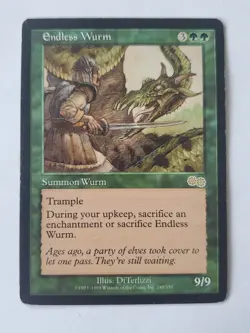 Magic The Gathering Urza's Saga Endless Wurm - Image 1