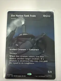 Fire Nation Tank Train - Noxious Gearhulk (Borderless) Avatar: The Last... - Image 1