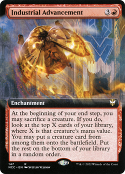 Industrial Advancement (REGULAR) x1 - MTG New Capenna Commander NCC #147 - Image 1