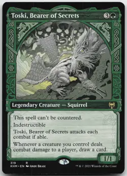 Toski, Bearer of Secrets (Showcase) (319) Kaldheim NM - MTG - Image 1