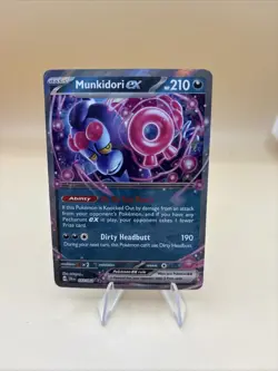 Pokemon TCG Munkidori ex 037/064 Shrouded Fable Holo Double Rare NM - Image 1