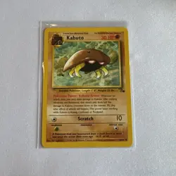 Pokemon TCG 1st Edition Kabuto 50/62 Fossil 1999 WOTC - Image 1