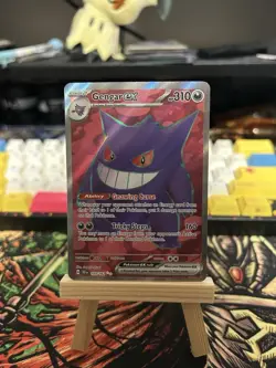 Pokemon Gengar ex Ultra Rare Full Art Holo Card 193/162 SV05 Temporal Forces EX - Image 1