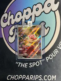 Pokemon Mega Evolution Stufful Full Art Illustration Rare Holo #154/132 - Image 1