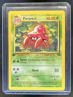 1999 Pokemon Jungle 1st Edition Parasect #41/64 - Image 1