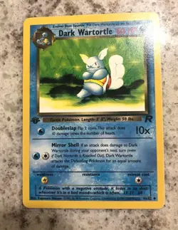 2000 Pokemon Team Rocket Dark Wartortle 1st Edition 46/82 Mint/Near Mint! - Image 1