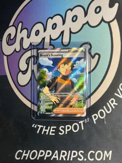 Pokemon Journey Together Brock’s Scouting Full Art Ultra Rare Holo #179/159 - Image 1