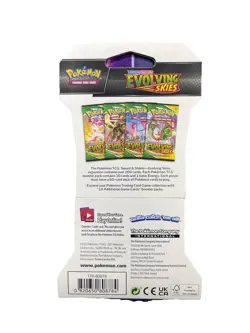 Pokemon TCG: Sword & Shield - Evolving Skies Sleeved Booster Pack Sealed 820650808784 - Image 2