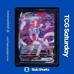 2021 POKEMON EEVEE HEROES KOREAN #041/069 SYLVEON VMAX - Image 1