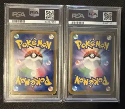 Pikachu 227/S-P, Cramorant 226/S-P Pokemon Japan Post Stamp Box Promo PSA 10 - Image 2