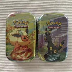 Pokemon TCG Prismatic Evolutions Mini Tins LOT OF 2 FACTORY SEALED - Image 1