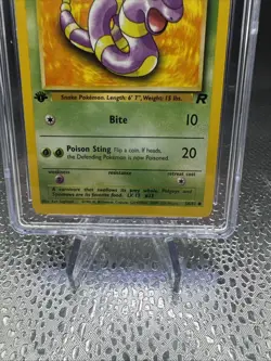 Pokemon TCG Ekans 1st Edition Fossil, 1999 WOTC Vintage CGC 9 - Image 4