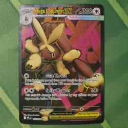 Mega Lopunny ex 115/094 Phantasmal Flames Ultra Rare Full Art Holo Pokemon NM - Image 1