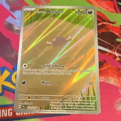Pokemon TCG Paldean Wooper Illustration Rare Holo Sv02: Paldea Evolved 221/193 - Image 1