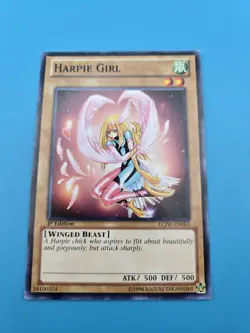 YUGIOH TCG HARPIE GIRL LCJW-EN083 COMMON 1ST EDITION LP - Image 1