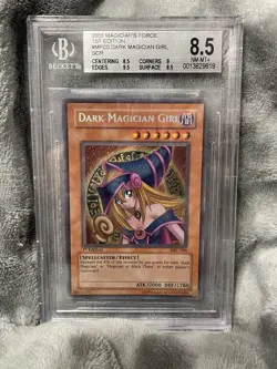 🔥 BGS 8.5 - Dark Magician Girl MFC-000 1st Ed. 🔥Secret Rare Yugioh - Image 1