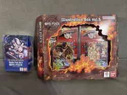 One Piece TCG Bundle: Illustration Box vol.5 + Azure Sea’s Seven Double Pack NEW - Image 1