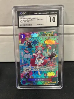 ONE PIECE TCG Sugar SP Alt Art OP10-065 The Azure Sea's Seven Japanese CGC 10 - Image 1