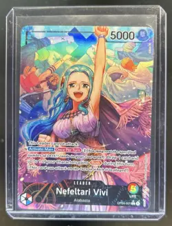 2023 One Piece Kingdoms of Intrigue Nefeltari Vivi Leader #OP04-001 - Image 1