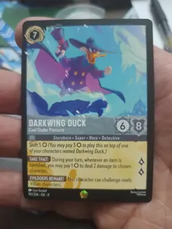 Darkwing Duck - Cool Under Pressure 192/204 Winterspell Non-Foil Disney Lorcana - Image 1