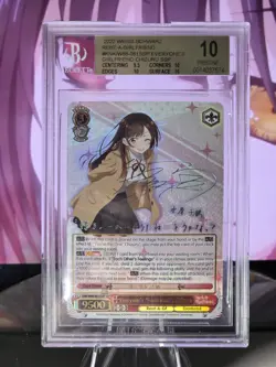 2022 Weiss Schwarz Rent A Girlfriend Everyone’s Girlfriend Chizuru Ssp Bgs 10 - Image 1