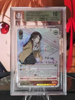 2022 Weiss Schwarz Rent A Girlfriend Everyone’s Girlfriend Chizuru Ssp Bgs 10 - Image 4