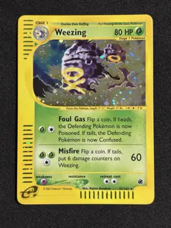 Pokemon TCG EX Stamp & E-Reader 4Card Lot, Weezing, Weezing, Snorunt, Victreebel - Image 2