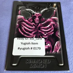 Yu-Gi-Oh! Bandai 1999 Duel Scene Collection Profile Card - Summoned Demon -#0179 - Image 1
