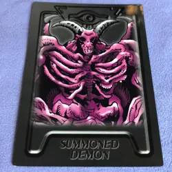 Yu-Gi-Oh! Bandai 1999 Duel Scene Collection Profile Card - Summoned Demon -#0179 - Image 2