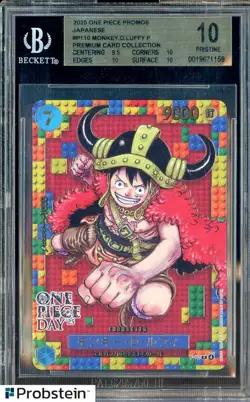 2025 One Piece Promos JPN P110 Monkey D. Luffy Premium Card BGS 10 PRISTINE - Image 1