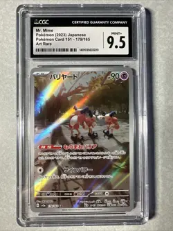 CGC 9.5 MINT+ Mr. Mime 179/165 Pokemon 151 Pokemon Card Japanese - Image 1