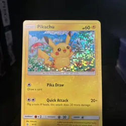 Pokemon Pikachu McDonald's 2018 004/012 Promo Holo Card English - Image 1