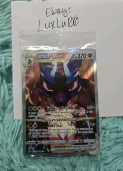 Pokemon Lucario TCG Sword & Shield SWSH291 Lucario VSTAR SEALED Promo Card - Image 2