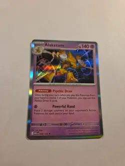 ALAKAZAM - 56/132 Mega Evolution Set NM - Holo Rare - Pokemon TCG Card - Image 1