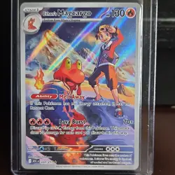 Pokemon Ethan's Magcargo 222/217 ASC EN Holo 130 HP 70× Fire Card - Image 1