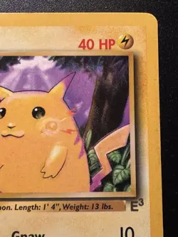 E3 Stamped Pikachu 58/102 Base Set Yellow Cheeks Pokemon Card Rare HP - Image 4