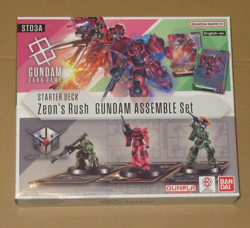 Gundam Card Game TCG ST03A Zeon's Rush Assemble Set English Sealed - Image 1