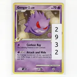 Pokemon TCG Gengar GL 40/111 DPP Rising Rivals Regular Uncommon Card EN-LP 2009 - Image 3