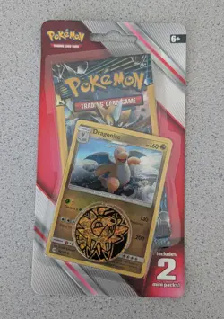 Sun And Moon Base Dragonite Blister Pack Pokemon TCG 2019 3 Card Boosters NEW - Image 1