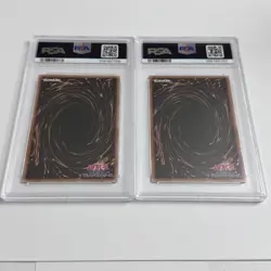 PSA 10 Yugioh! Japanese Dark Magician Girl The Dragon Knight QCSCR 25th 2 Cards - Image 2