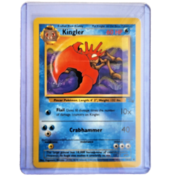 Kingler 38/62 Pokemon TCG Fossil Set NM Vintage 1999 Card - Image 1