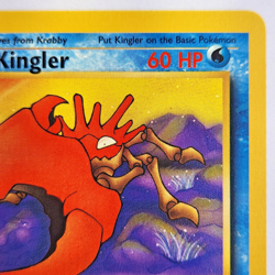 Kingler 38/62 Pokemon TCG Fossil Set NM Vintage 1999 Card - Image 4