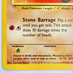 Geodude 47/62 Pokemon TCG Fossil NM Vintage 1999 Card - Image 5