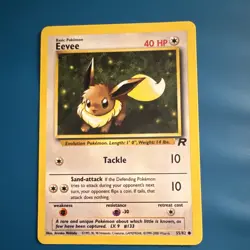 Eevee 55/82 – Team Rocket 2000 – Common – Pokemon Card – WOTC – English - Image 1
