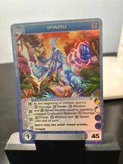 CHAOTIC ULTRA RARE ENGLISH IPARU FIRST EDITION HOLO FOIL CARD - Image 1