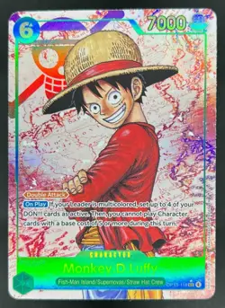 2025 One Piece Monkey D. Luffy Special Card Secret Rare #OP13-118 - Image 1