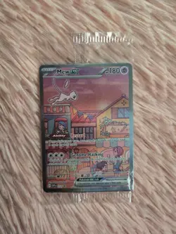 Mew ex 053 Sv: Scarlet & Violet Promo Card Holo Sealed Pokemon Card NM+ - Image 1